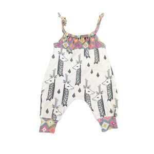 Stylin Sophie Giraffe Romper	Size 6-12 mo